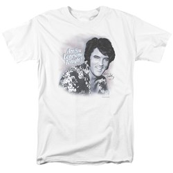 Elvis - Are You Lonesome Tonight? Adult T-Shirt In White