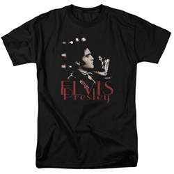 Elvis - Memories Adult T-Shirt In Black