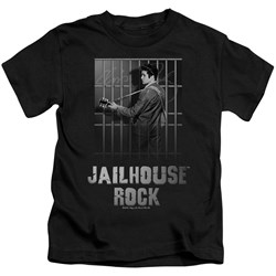 Elvis - Jailhouse Rock Little Boys T-Shirt In Black
