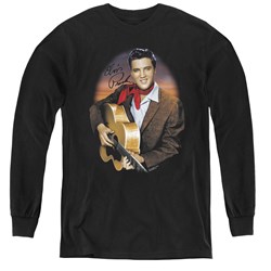 Elvis Presley - Youth Red Scarf #2 Long Sleeve T-Shirt