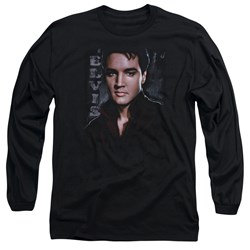 Elvis Presley - Mens Tough Long Sleeve Shirt In Black