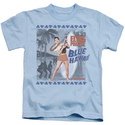 Elvis - Blue Hawaii Poster Little Boys T-Shirt In Light Blue