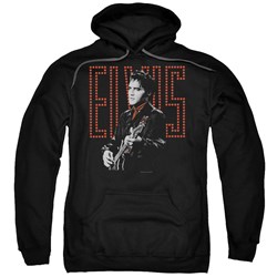 Elvis Presley - Mens Red Guitarman Hoodie