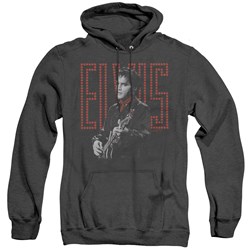 Elvis Presley - Mens Red Guitarman Hoodie