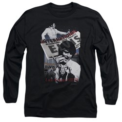 Elvis Presley - Mens International Hotel Long Sleeve T-Shirt