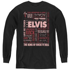 Elvis Presley - Youth Whole Lotta Type Long Sleeve T-Shirt