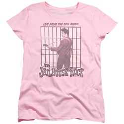 Elvis Presley - Womens Cell Block Rock T-Shirt