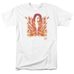 Elvis - His Latest Flame Adult T-Shirt In White