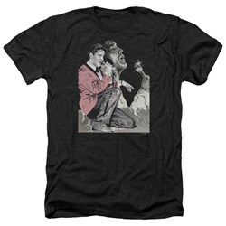 Elvis - Mens Rock N Roll Smoke Heather T-Shirt