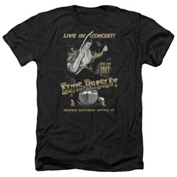 Elvis - Mens Live In Buffalo Heather T-Shirt
