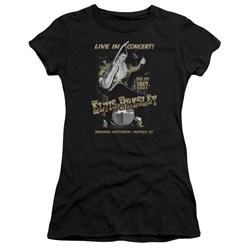Elvis - Live In Buffalo Juniors T-Shirt In Black