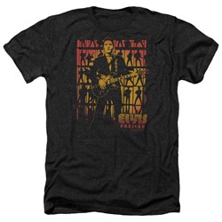 Elvis - Mens Comeback Spotlight Heather T-Shirt