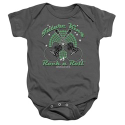 Elvis - Future King Infant T-Shirt In Charcoal