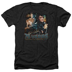 Elvis - Mens 75 Years Heather T-Shirt