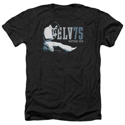 Elvis - Mens Elv 75 Logo Heather T-Shirt