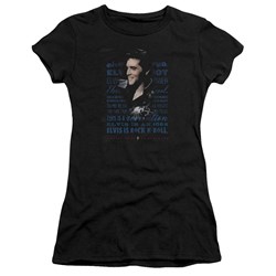 Elvis - Icon Juniors T-Shirt In Black