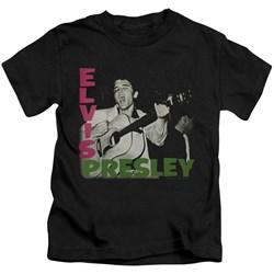 Elvis - Elvis Presley Album Little Boys T-Shirt In Black