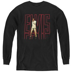 Elvis Presley - Youth Elvis 68 Album Long Sleeve T-Shirt