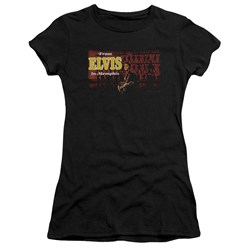 Elvis - From Elvis In Memphis Juniors T-Shirt In Black