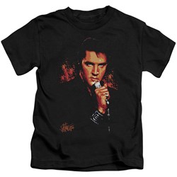 Elvis - Trouble Little Boys T-Shirt In Black