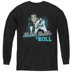 Elvis Presley - Youth Shake Rattle & Roll Long Sleeve T-Shirt