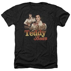 Elvis - Mens Teddy Bear Heather T-Shirt