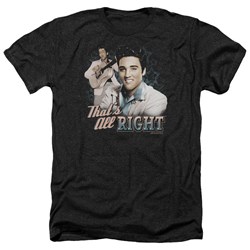 Elvis - Mens That'S All Right Heather T-Shirt