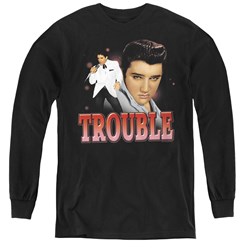 Elvis Presley - Youth Trouble Long Sleeve T-Shirt
