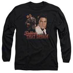 Elvis - Mens Follow That Dream Long Sleeve T-Shirt