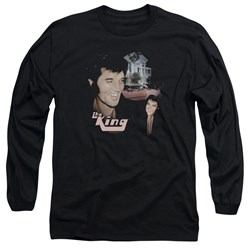 Elvis Presley - Mens Home Sweet Home Long Sleeve Shirt In Black
