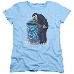 Elvis Presley - Womens 35Th Anniversary 3 T-Shirt In Light Blue