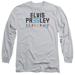 Elvis Presley - Mens 35 Long Sleeve Shirt In Silver