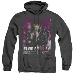 Elvis Presley - Mens 35 Leather Hoodie