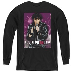 Elvis Presley - Youth 35 Leather Long Sleeve T-Shirt