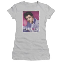 Elvis Presley - Womens 35 Jacket T-Shirt In Silver