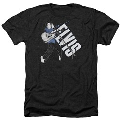 Elvis - Mens On His Toes Heather T-Shirt