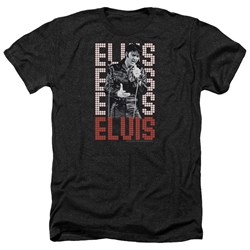 Elvis - Mens 1968 Heather T-Shirt
