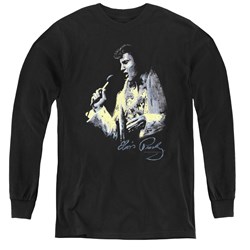Elvis Presley - Youth Painted King Long Sleeve T-Shirt