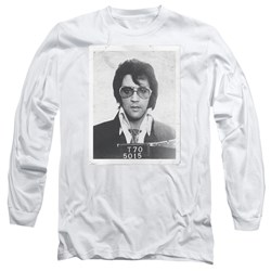 Elvis Presley - Mens Framed Long Sleeve Shirt In White