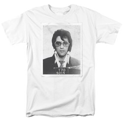 Elvis Presley - Mens Framed T-Shirt In White