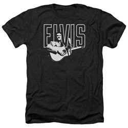 Elvis - Mens White Glow Heather T-Shirt