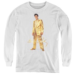 Elvis Presley - Youth Gold Lame Suit Long Sleeve T-Shirt