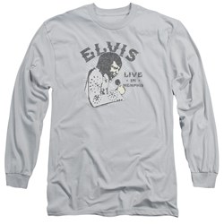 Elvis Presley - Mens Live In Memphis Longsleeve T-Shirt