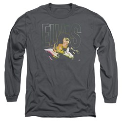 Elvis Presley - Mens Multicolored Longsleeve T-Shirt