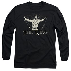 Elvis Presley - Mens Ornate King Longsleeve T-Shirt