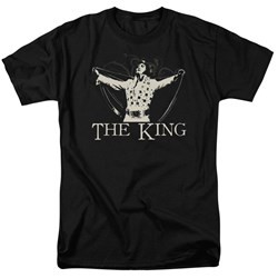 Elvis Presley - Mens Ornate King T-Shirt