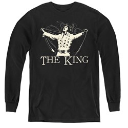 Elvis Presley - Youth Ornate King Long Sleeve T-Shirt