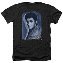 Elvis - Mens Overlay Heather T-Shirt