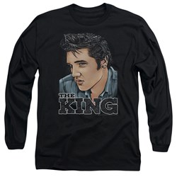 Elvis Presley - Mens Graphic King Longsleeve T-Shirt