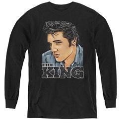 Elvis Presley - Youth Graphic King Long Sleeve T-Shirt